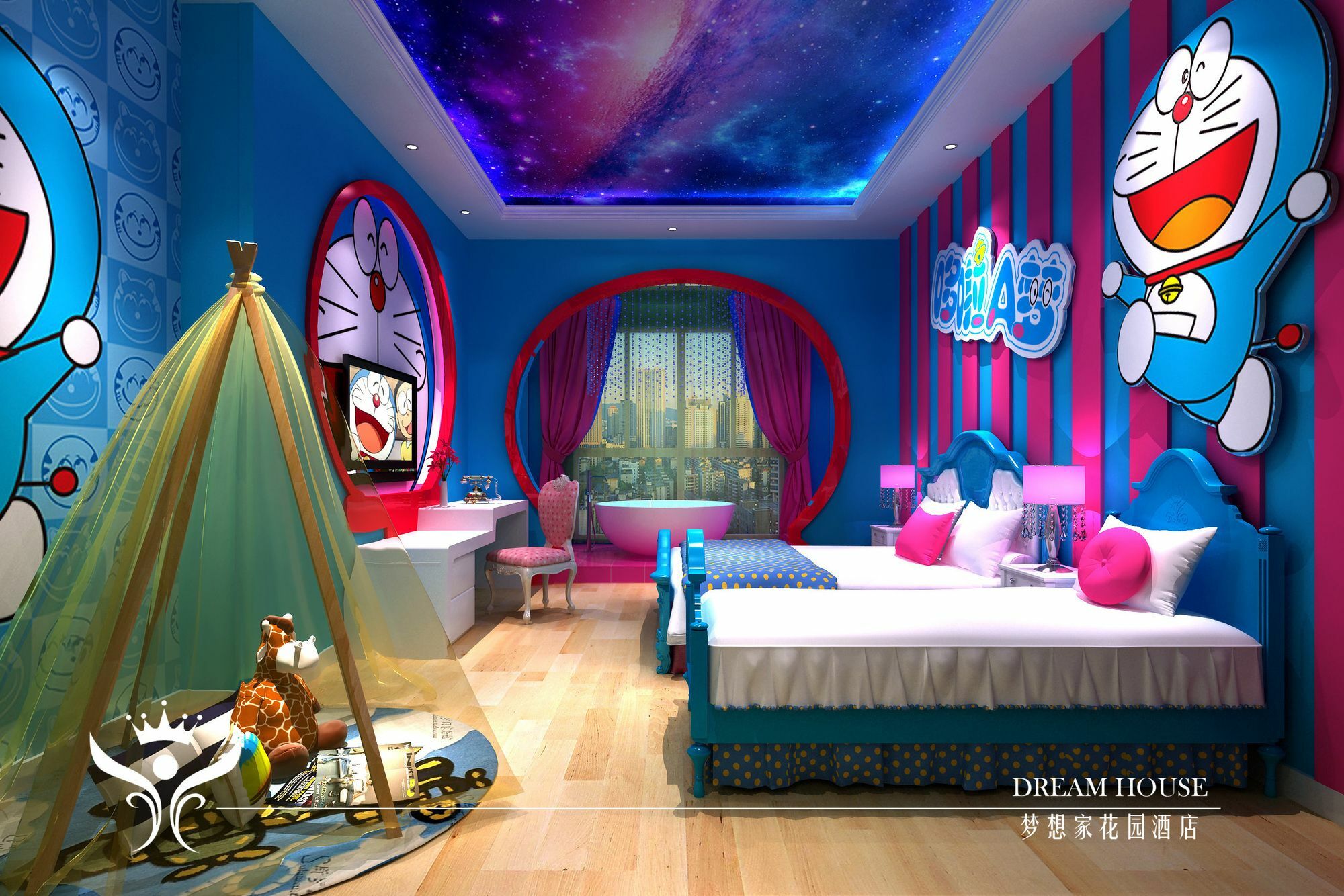 Dreamhouse Theme Hotel Shanghai Exterior foto